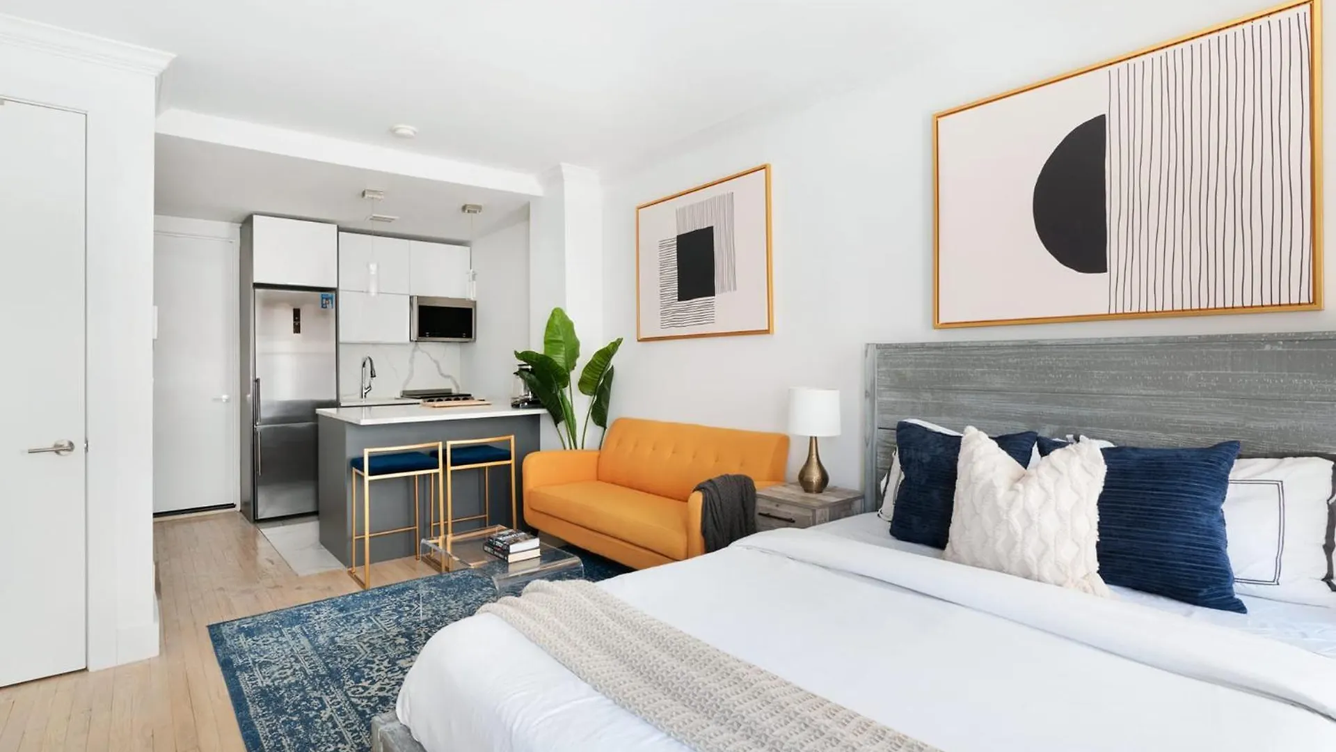 شقة 1597-7 Luxury Upper East Studio W&D In Unit نيو يورك