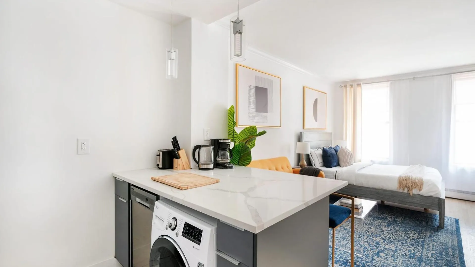 1597-7 Luxury Upper East Studio W&D In Unit نيو يورك الولايات المتحدة الأمريكية
